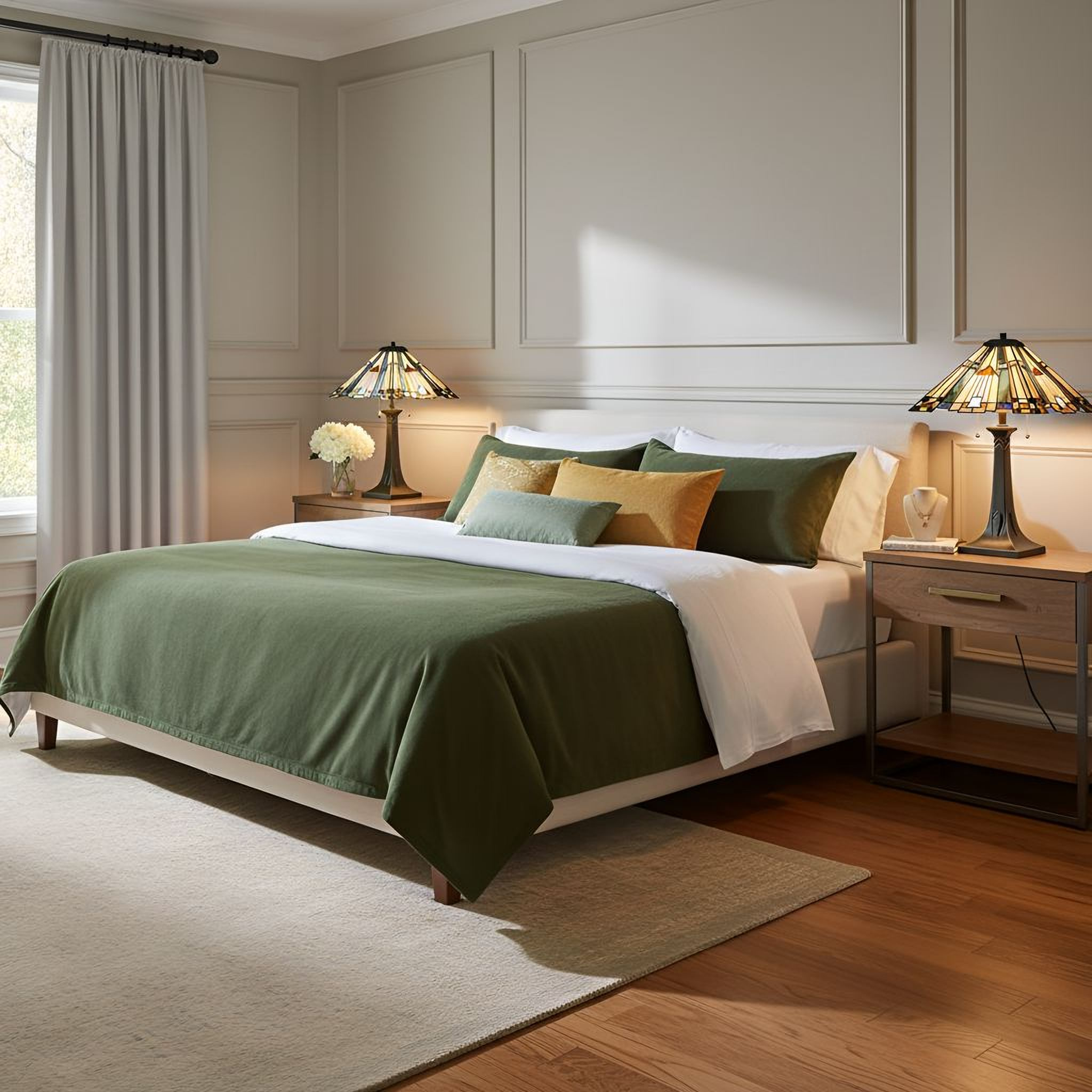 Quoizel Inglenook Table Lamp stolní lampa Valiant Bronze