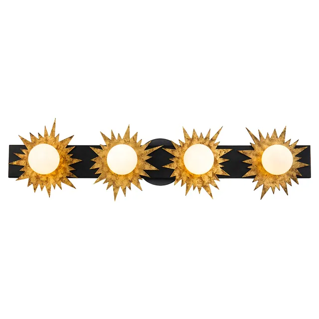 Gilded Nola Soleil 4 koupelnové svítlo zinek gold