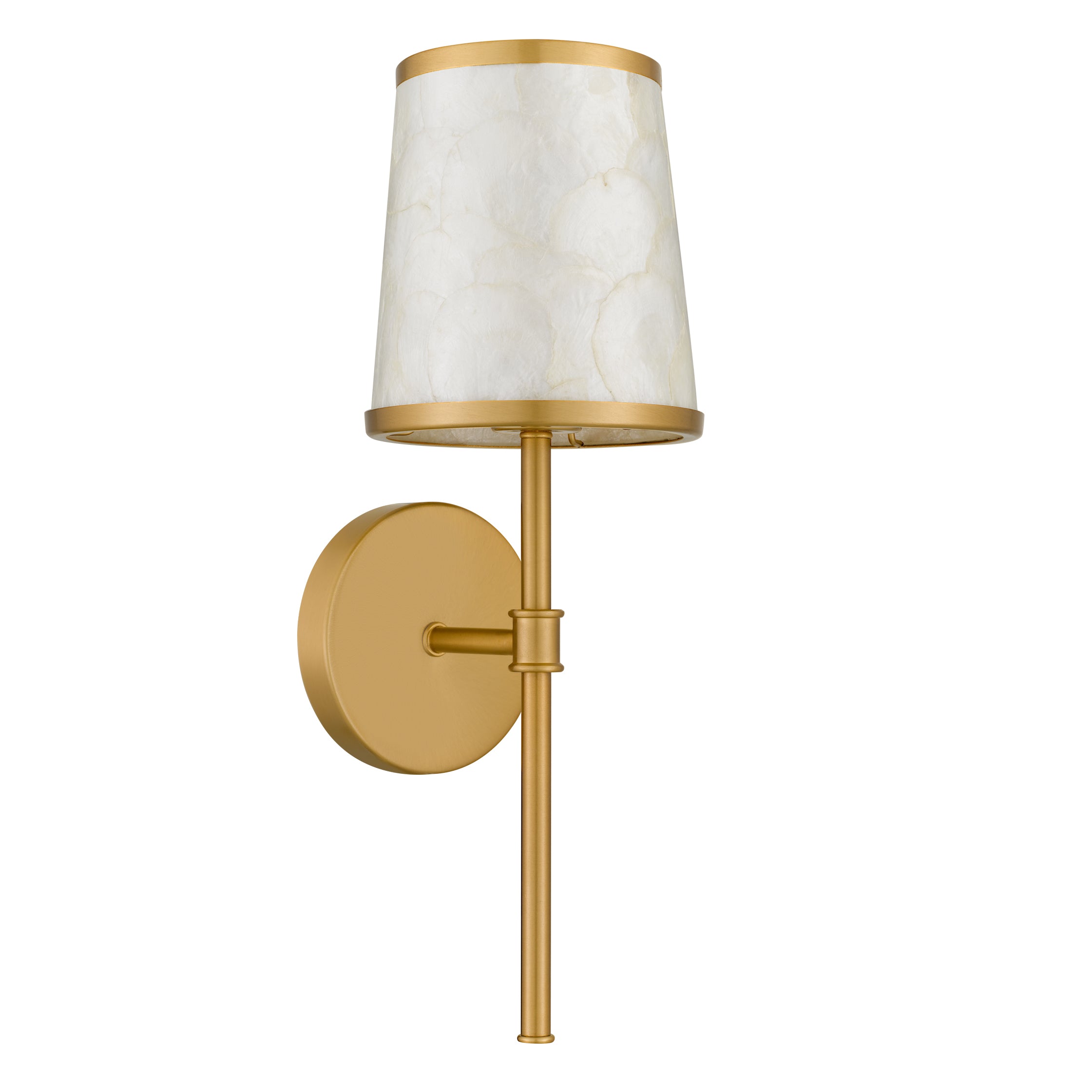 Quoizel Windley nástěnné svítidlo Brushed Gold kapiz