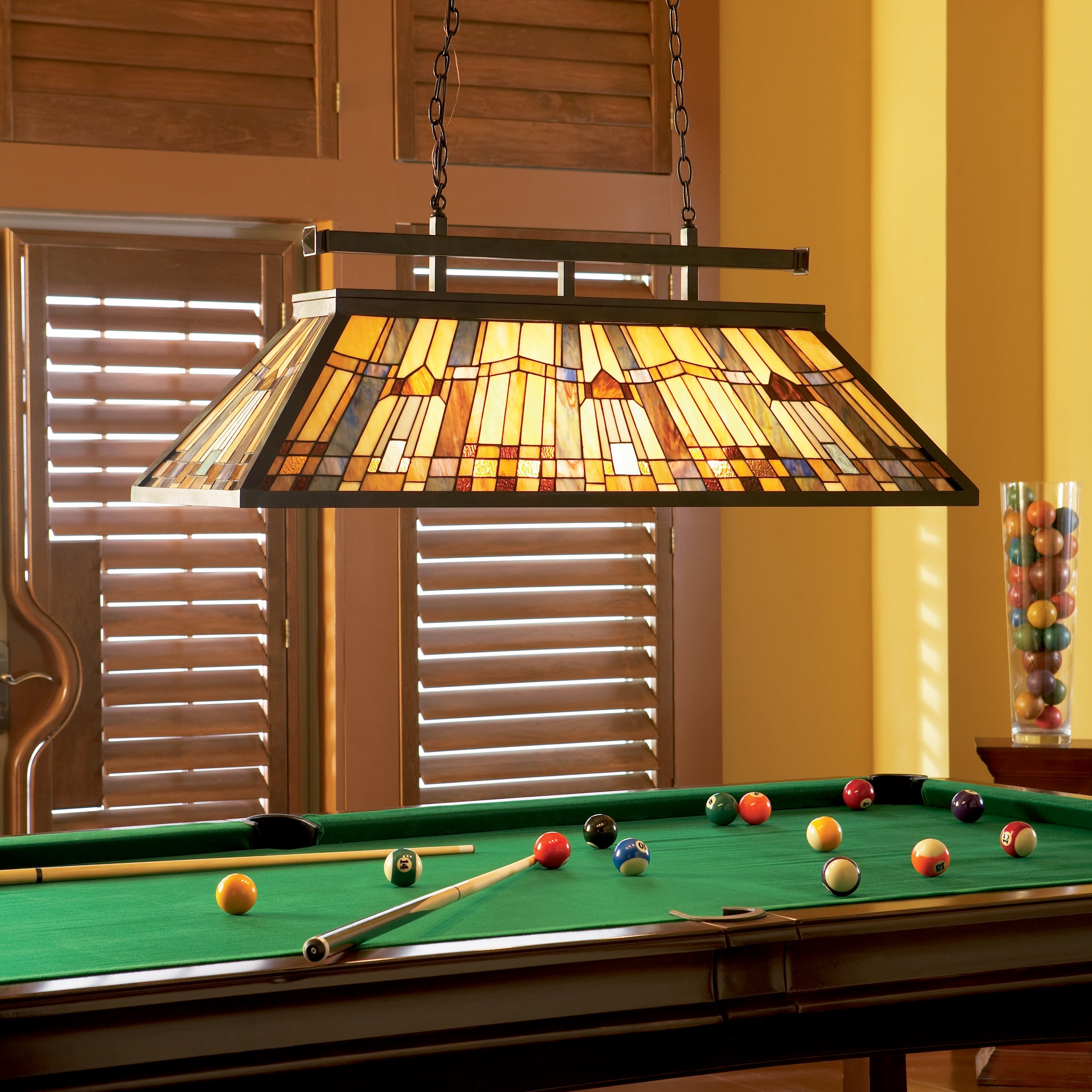 Quoizel Inglenook Island Light lustr Valiant Bronze