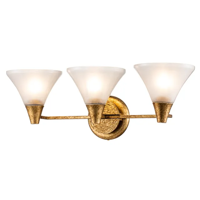 Gilded Nola Lemoine 3 Light koupelnové svítidlo zlaté