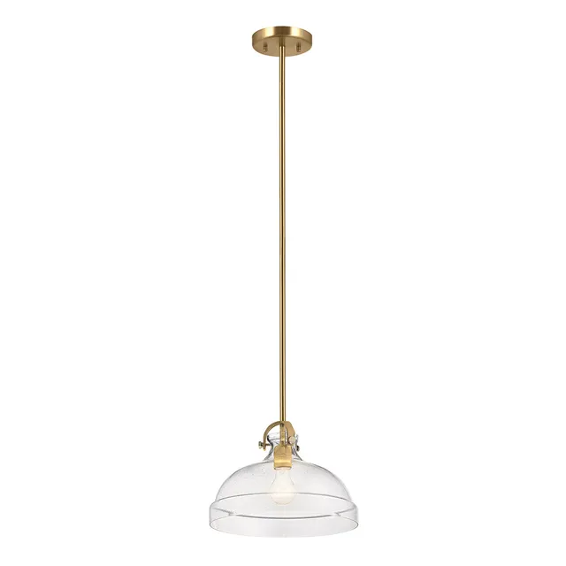 Gilded Nola Hampton 1 Light Duo-Mount Pendant svítídlo mosaz