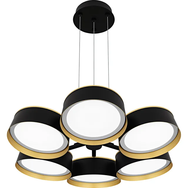 Quoizel Byrnes Chandelier lustr LED matná černá