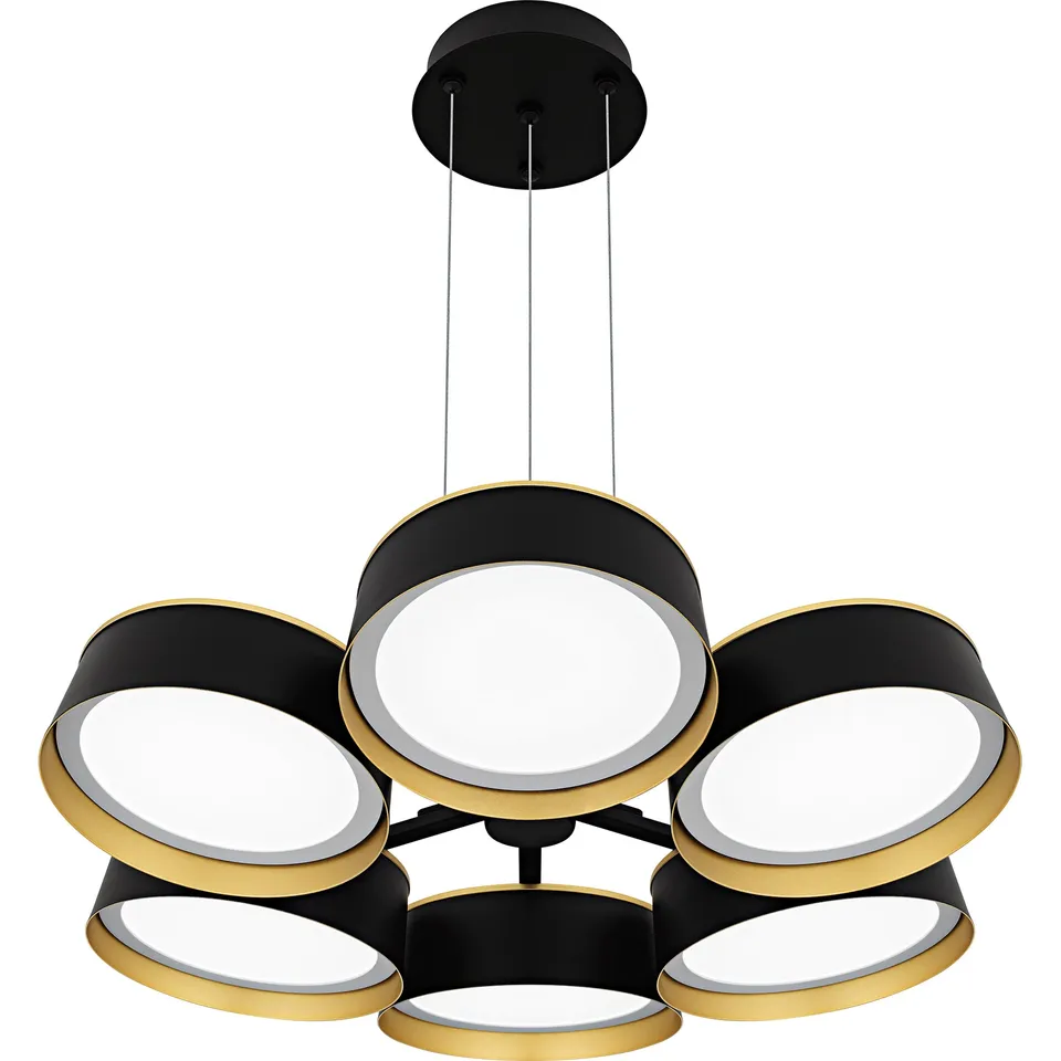 Quoizel Byrnes Chandelier lustr LED matná černá
