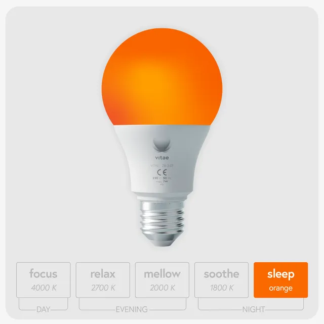 Bulbsharing Vitae Orange žárovka teplé světlo
