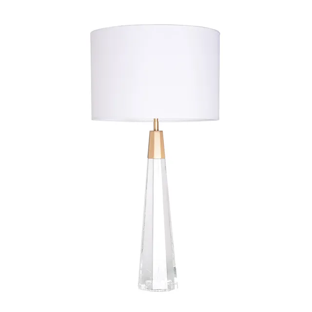 Gilded Nola Monroe stolní lampa křišťálová