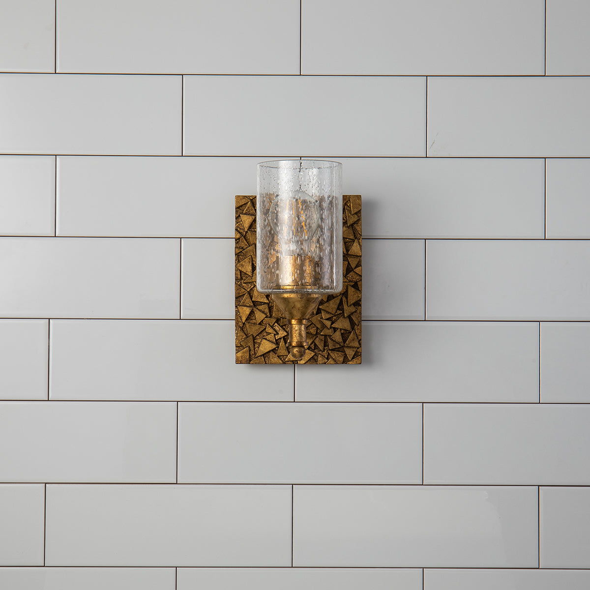 Gilded Nola Mosaic Bath Bar koupelnové svítidlo antique gold