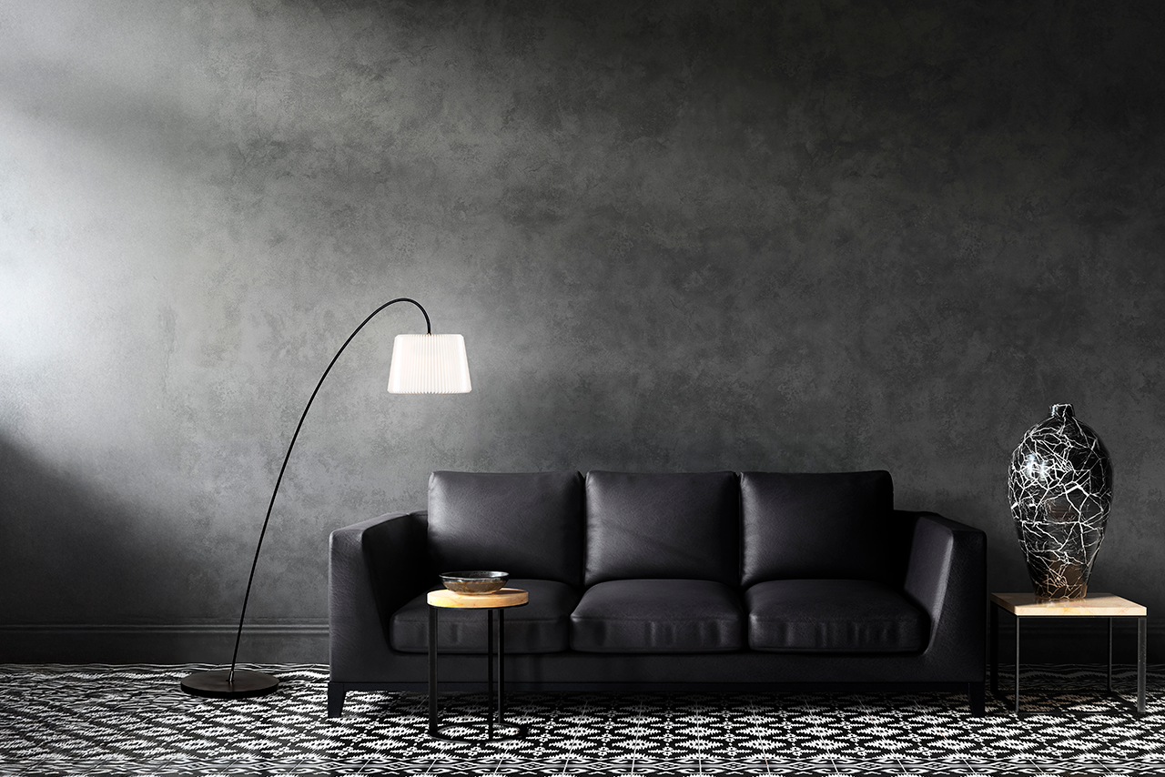Le Klint Snowdrop 320 stojací lampa naklápěcí