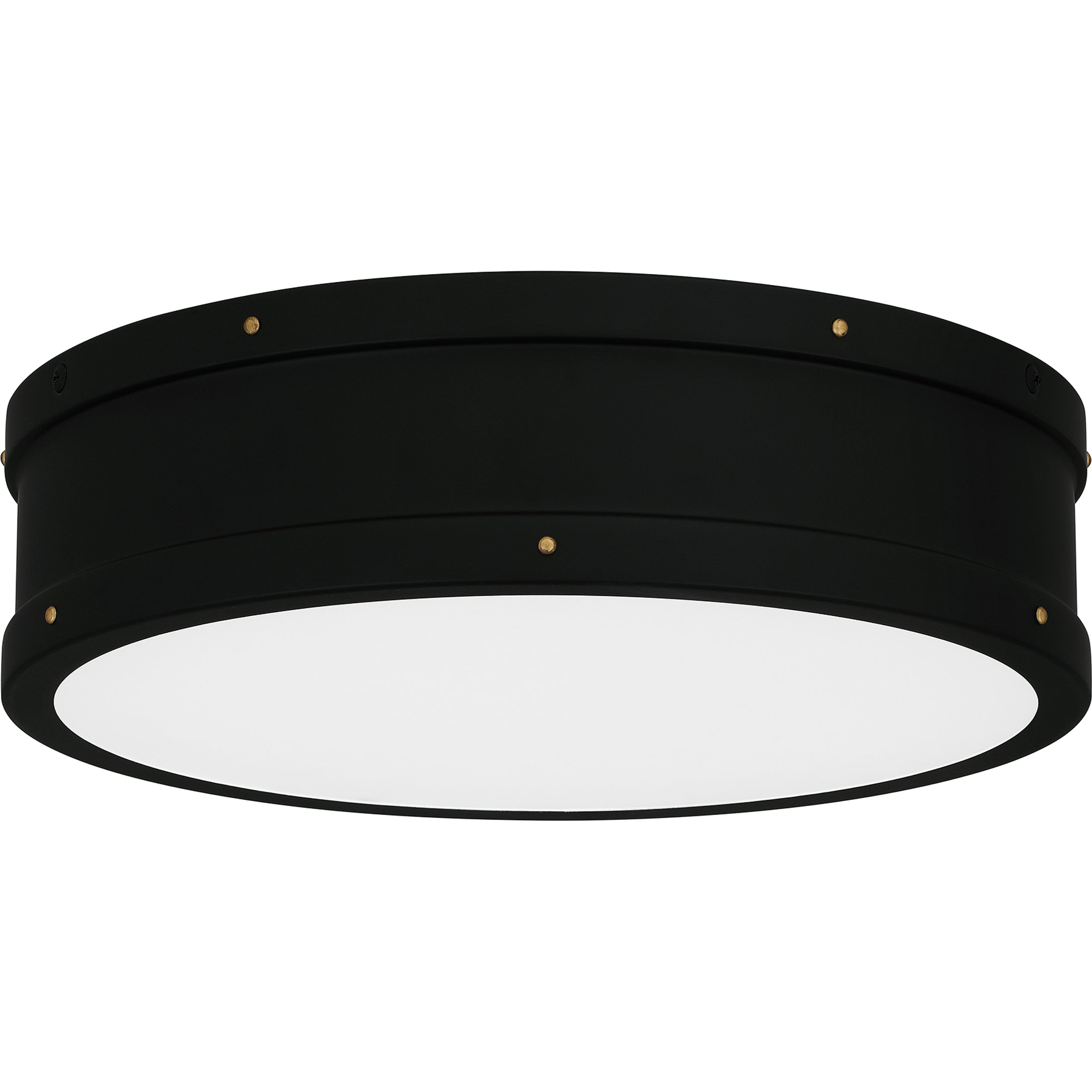 Quoizel Ahoy Flush Mount stropní svítidlo matná černá LED