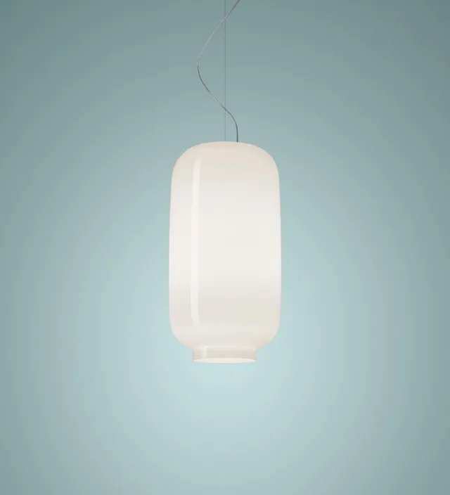 Foscarini Chouchin 2 Bianco závěsné svítidlo sklo