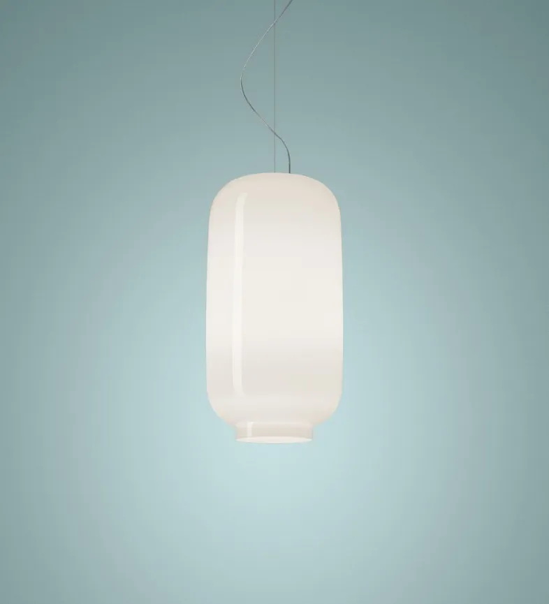 Foscarini Chouchin 2 Bianco závěsné svítidlo sklo