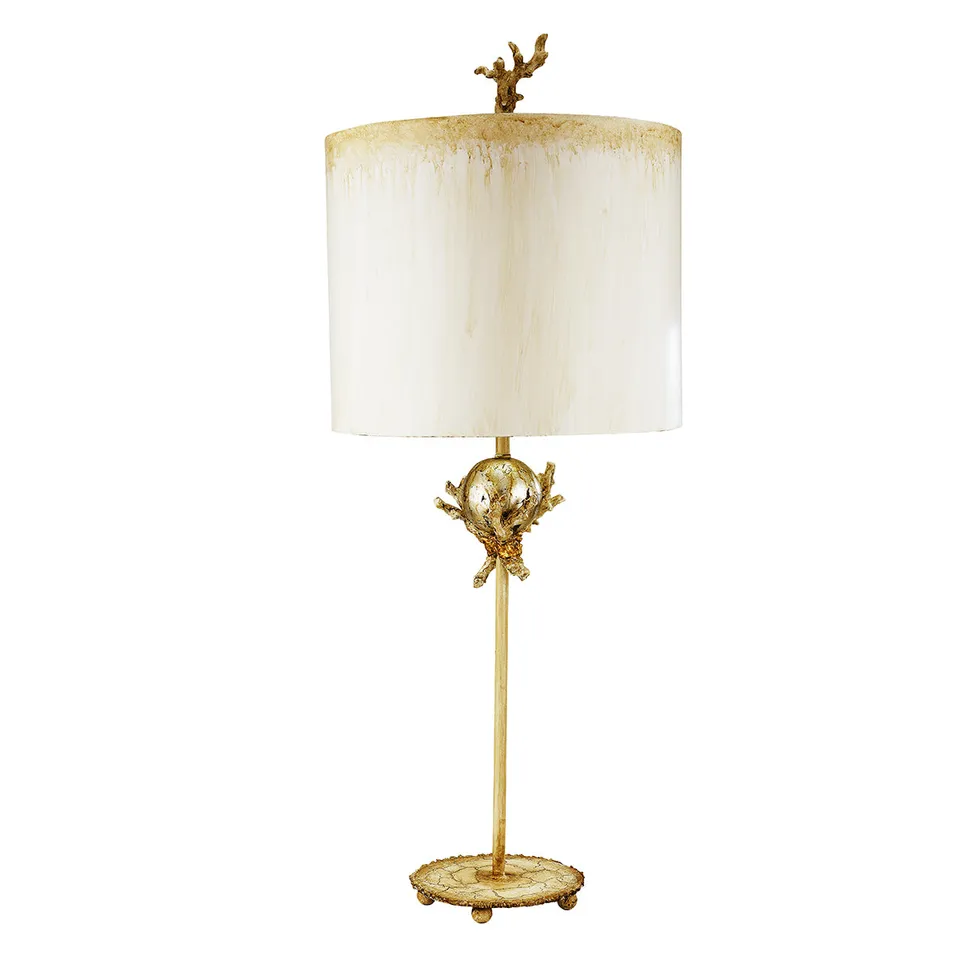 Gilded Nola Trellis stolní lampa 79 cm