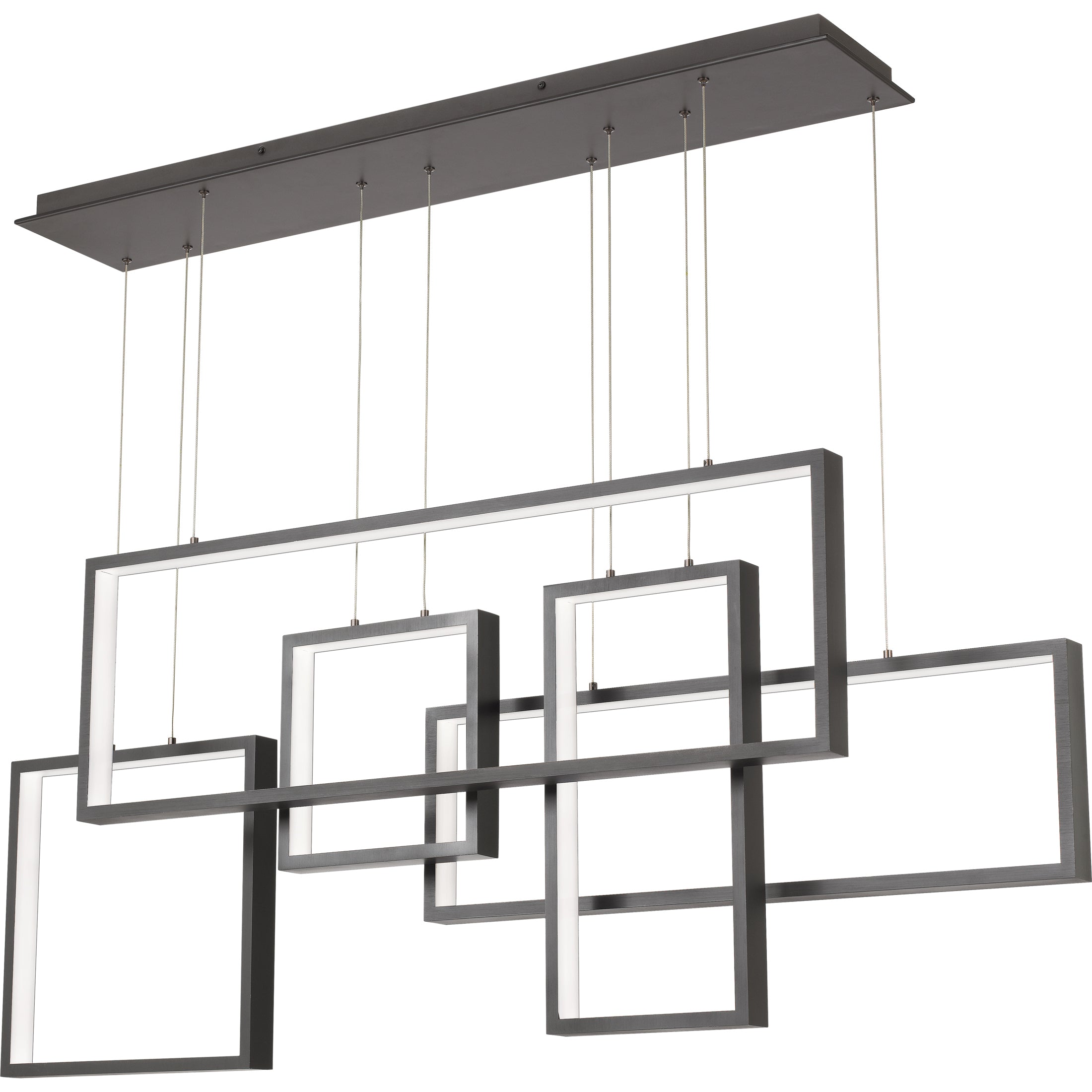 Quoizel Canvas Island Light lineární lustr bronzový LED