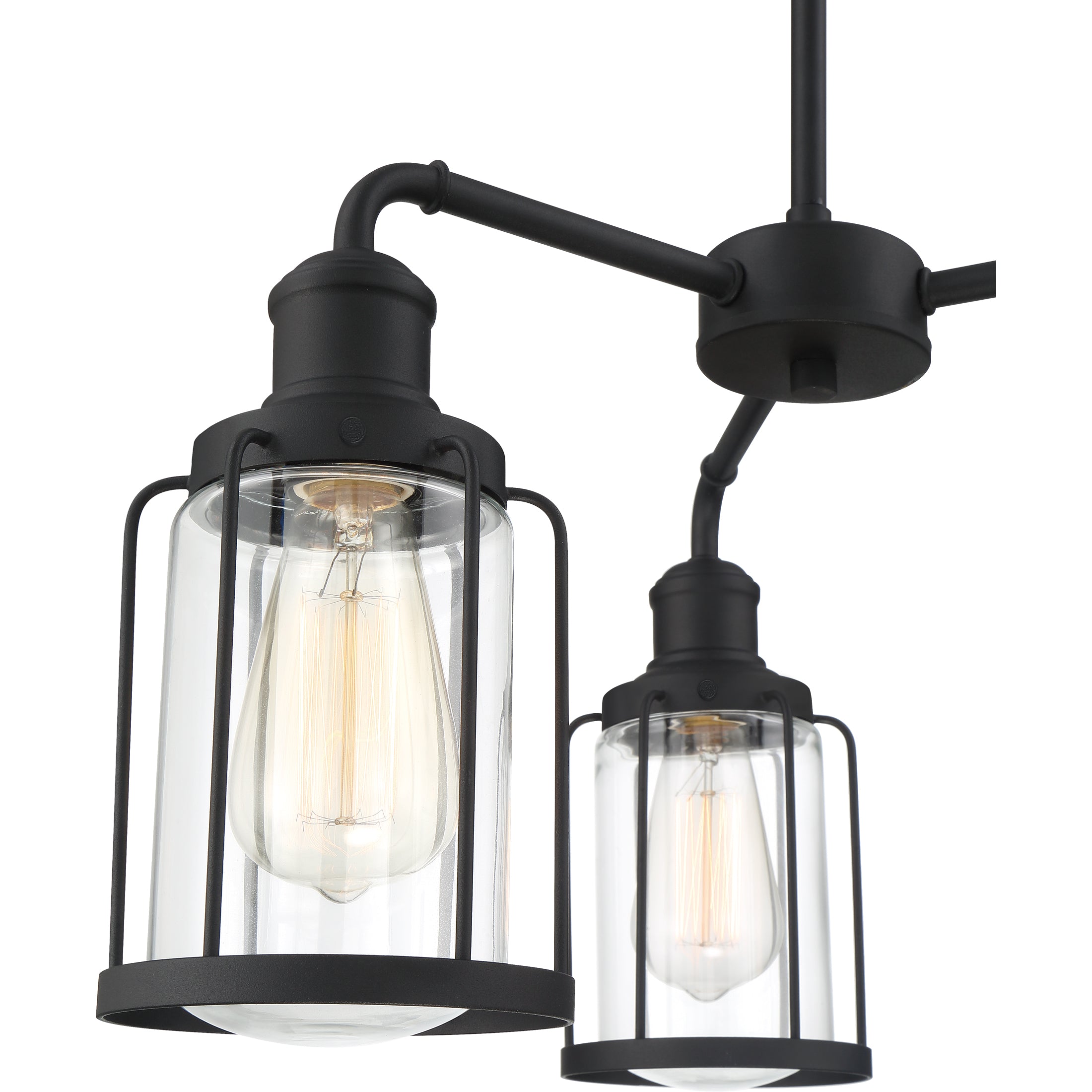 Quoizel Ludlow Chandelier lustr černý klecový 5-ramenný