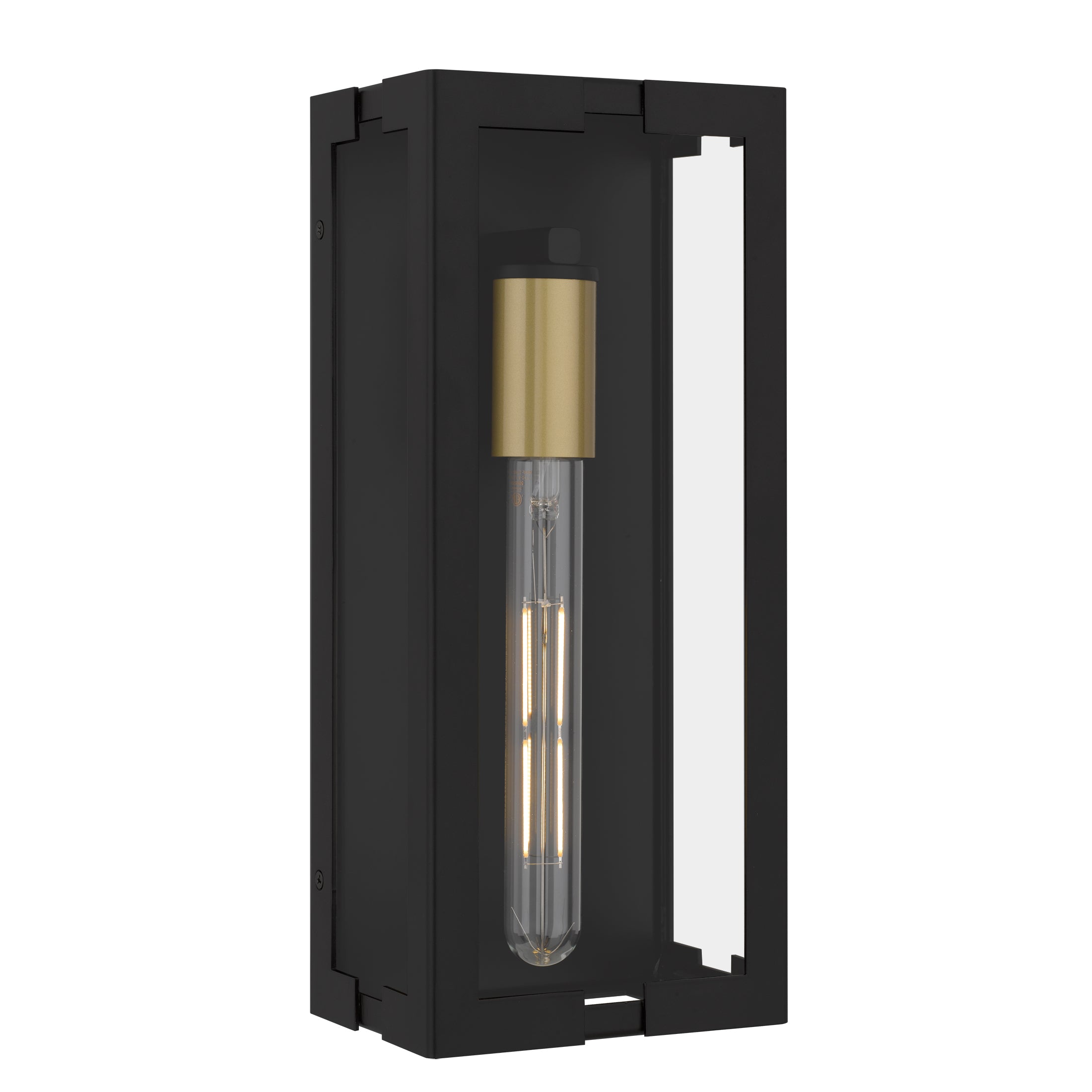 Quoizel Young nástěnné světlo 36 cm černá 2 kryty
