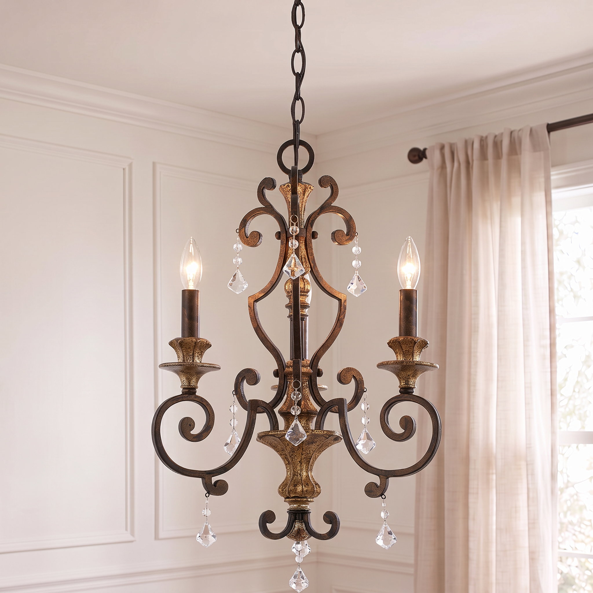 Quoizel Marquette lustr Heirloom s krystaly