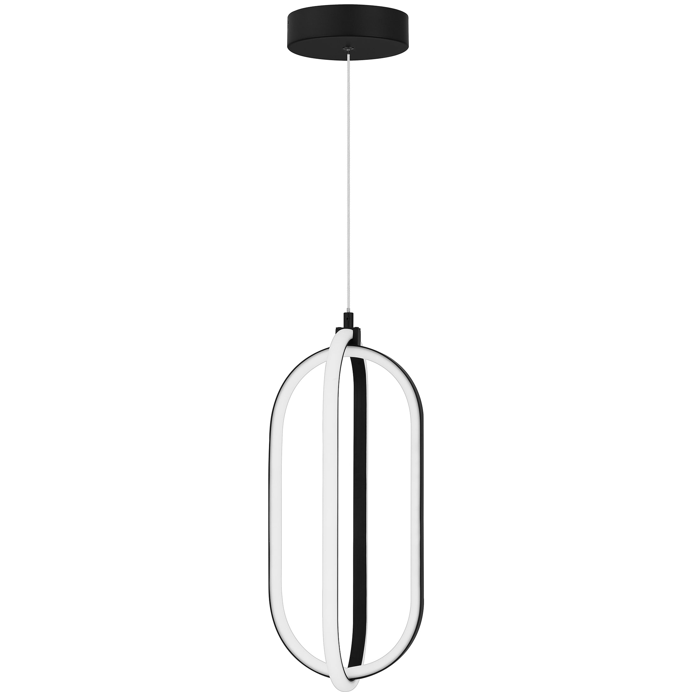 Quoizel Calista Mini Pendant závěsné svítidlo černé LED