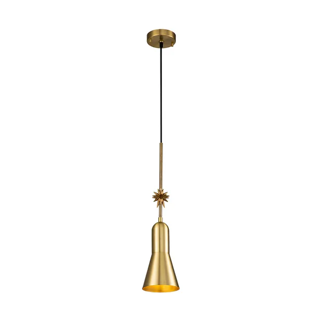 Gilded Nola Etoile Small závěsné svítidlo mosaz s hvězdou