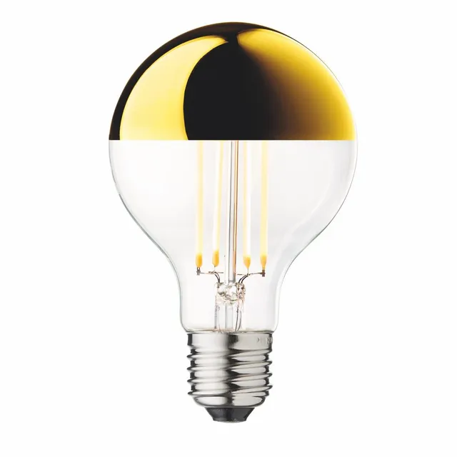 DESIGN BY US Globe Ø80 Crown Gold LED žárovka E27 3,5W
