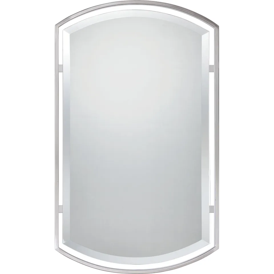 Quoizel Breckenridge Mirror zrcadlo kartáčovaný nikl zkosené