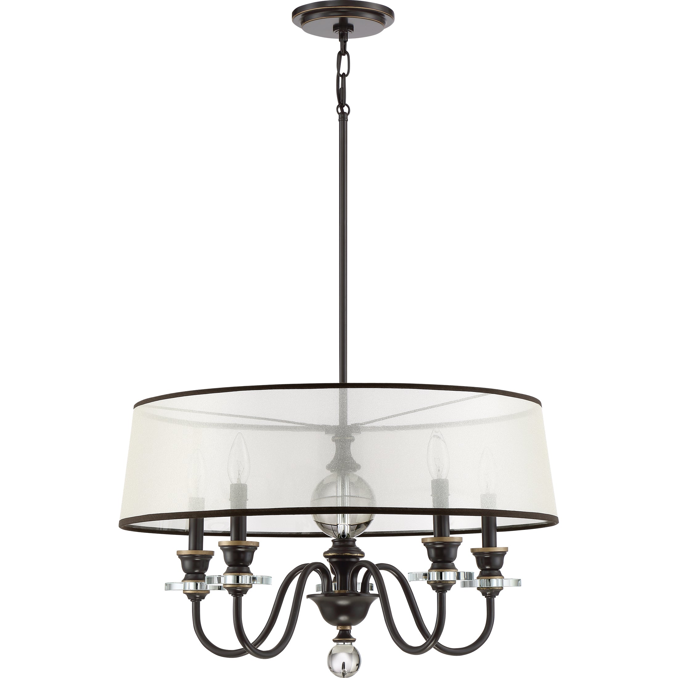 Quoizel Ceremony Chandelier lustr palladian bronze