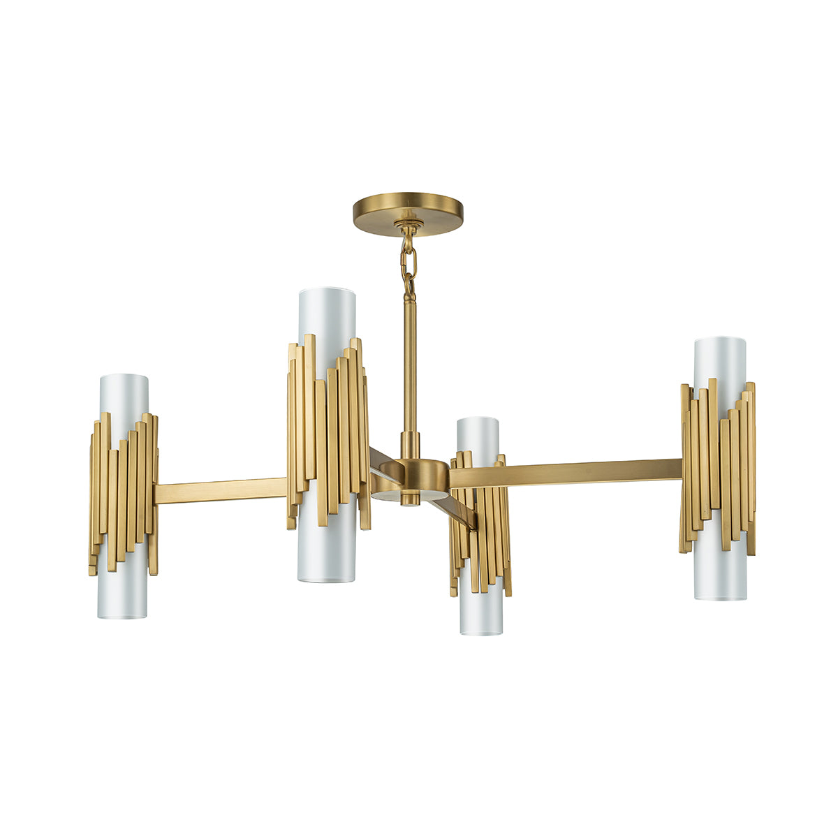 Gilded Nola Marvel 8 lustr Aged Brass 8-světlový mosaz