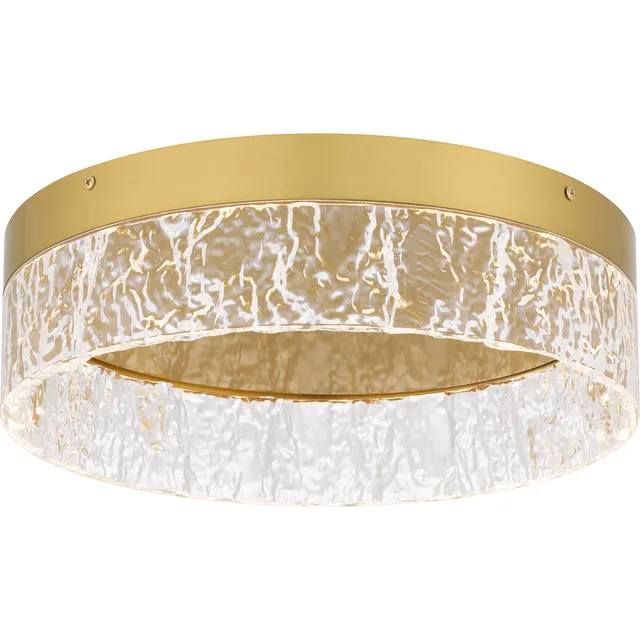 Quoizel Vistaria Flush Mount stropní svítidlo zlatá LED