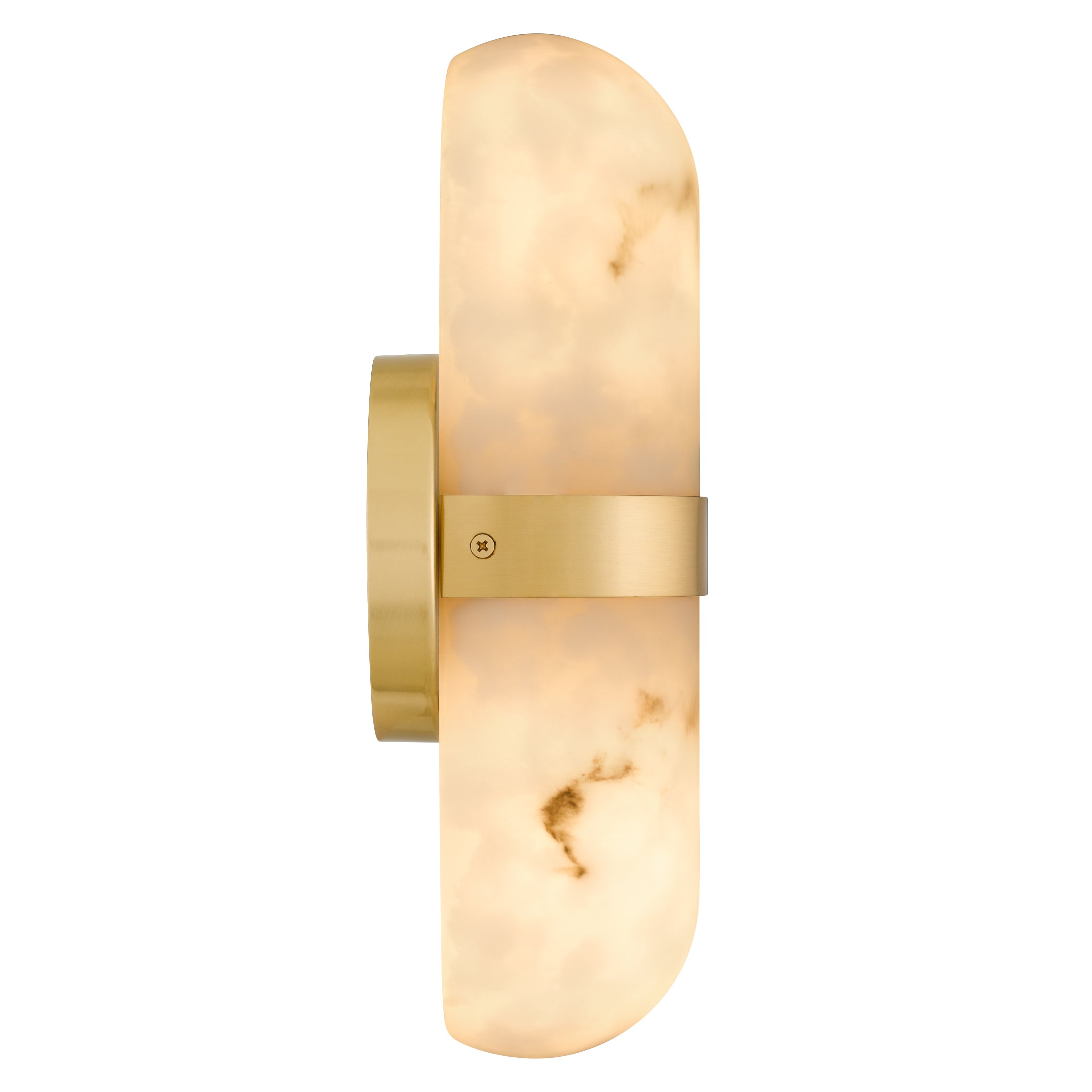 Quoizel Bree nástěnná lampa matná černá alabastr