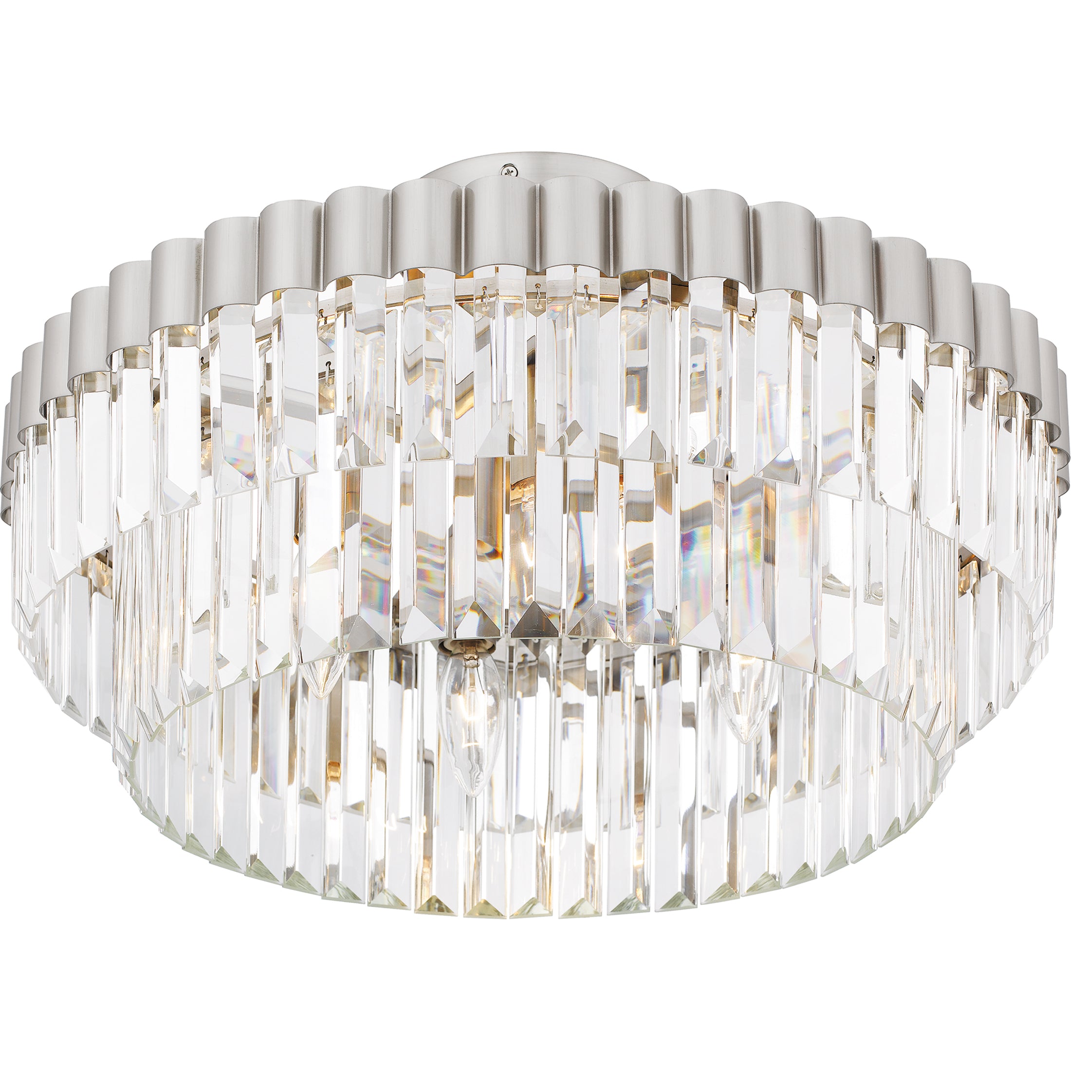 Quoizel Starlight Semi-Flush stropní svítidlo černé lesklé