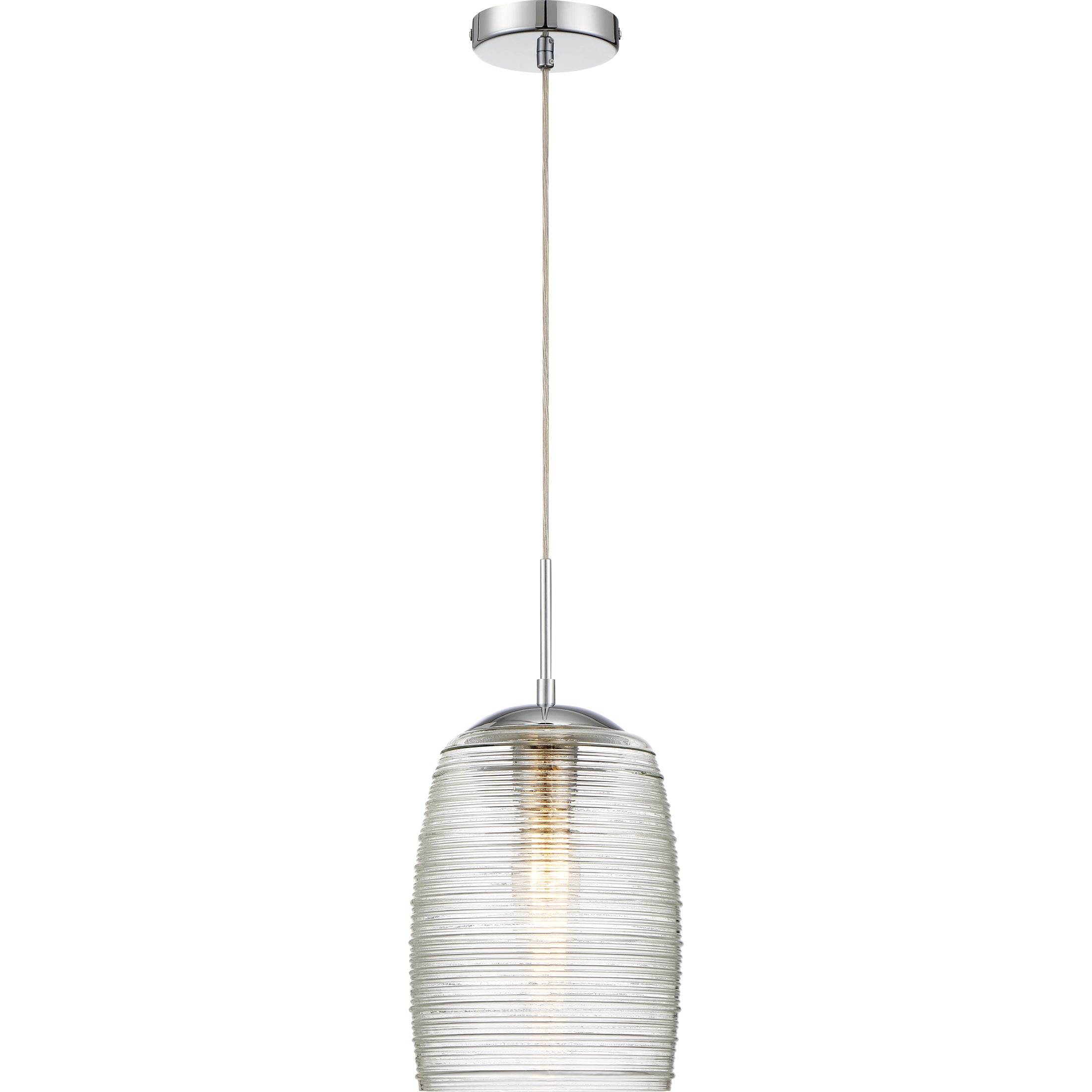 Quoizel Rebound Mini Pendant závěsné svítidlo polished chrome