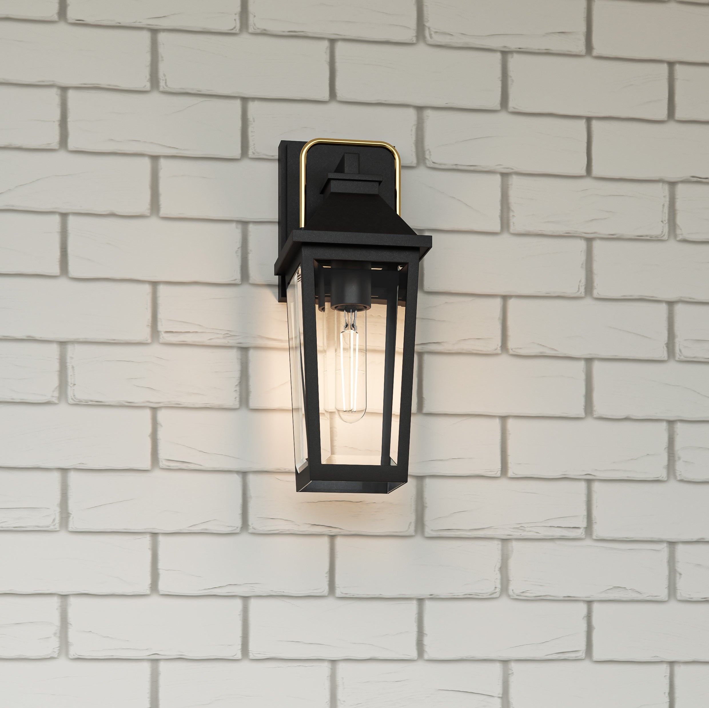 Quoizel Buckley Wall Light venkovní lampa matná černá