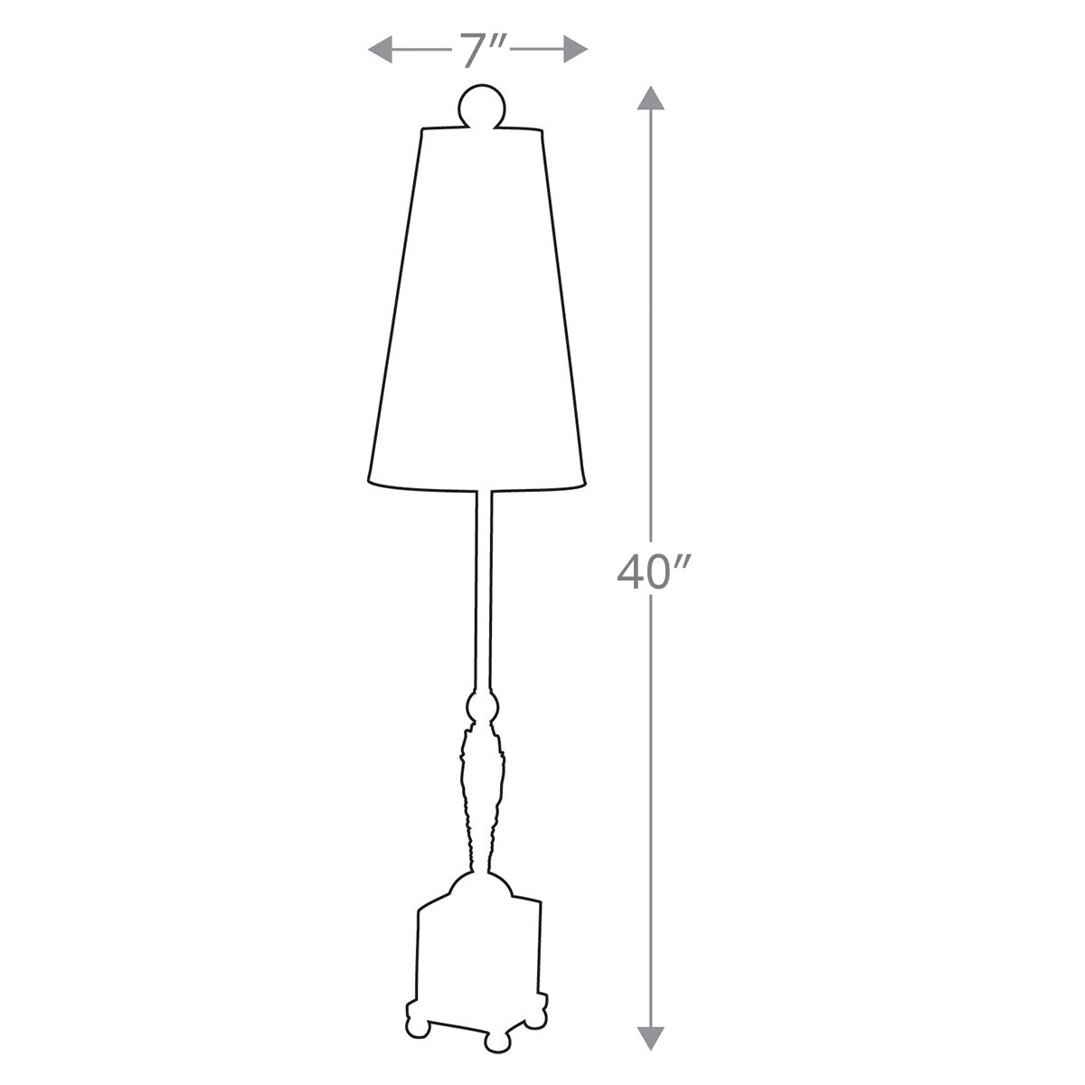 Gilded Nola Noma Luxe stolní lampa černo-zlatá teplé světlo