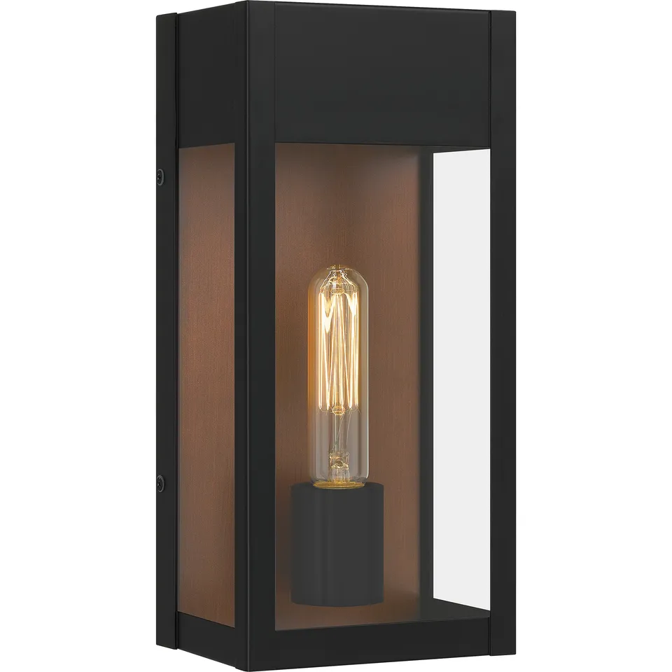 Quoizel Maren venkovní nástěnná lampa 18" Matte Black
