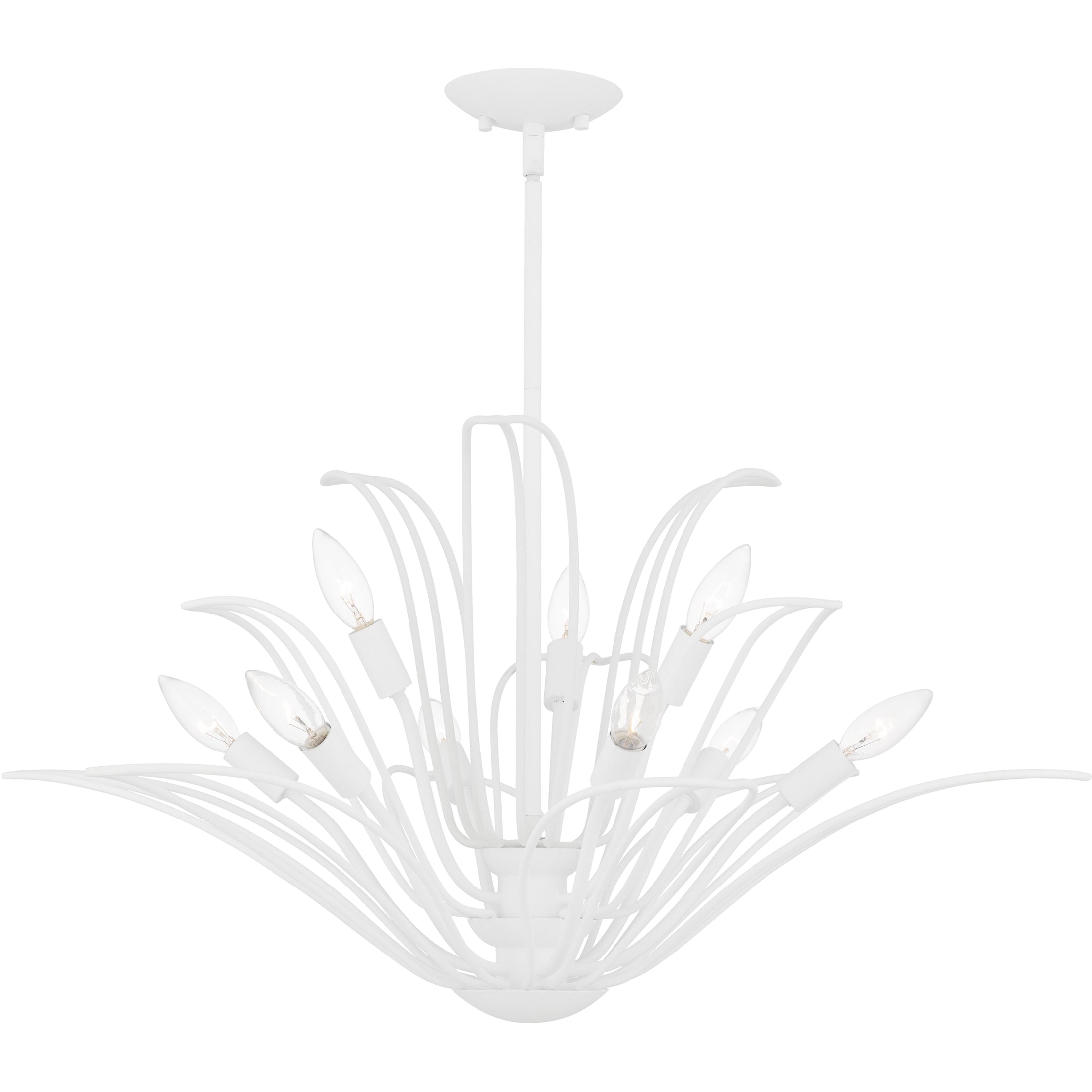 Quoizel Tallulah Chandelier lustr sand white květinový