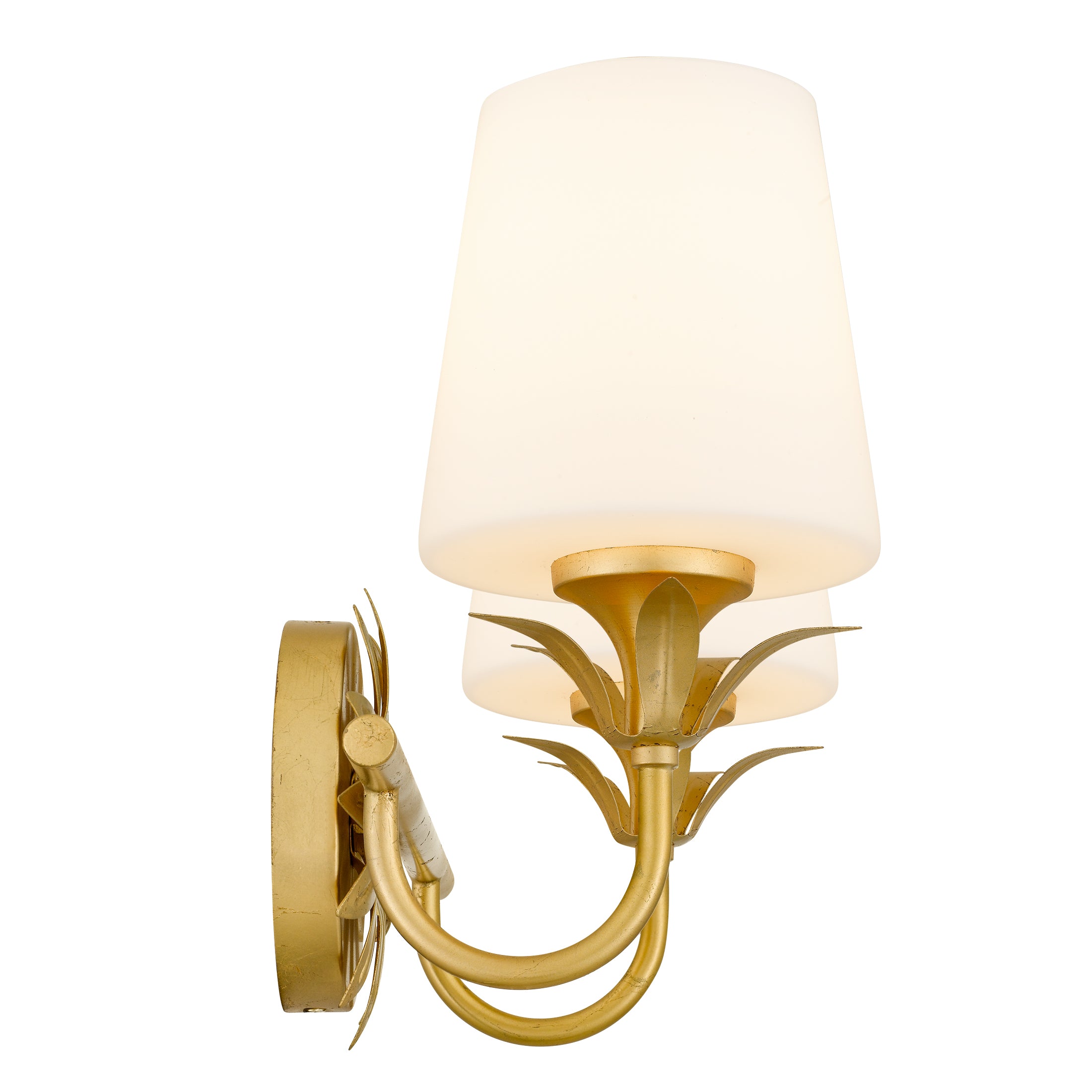 Quoizel Dorothea koupelnové svítidlo 3 světla gold leaf