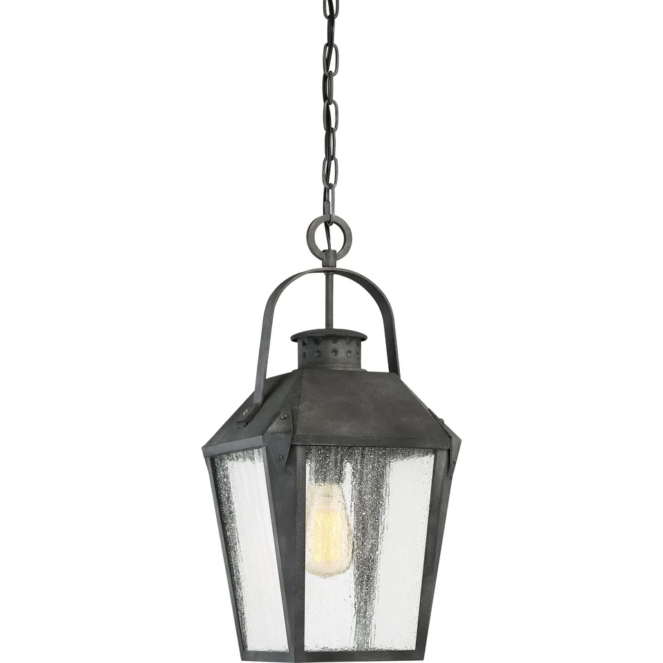 Quoizel Carriage Hanging Light závěs mottled black