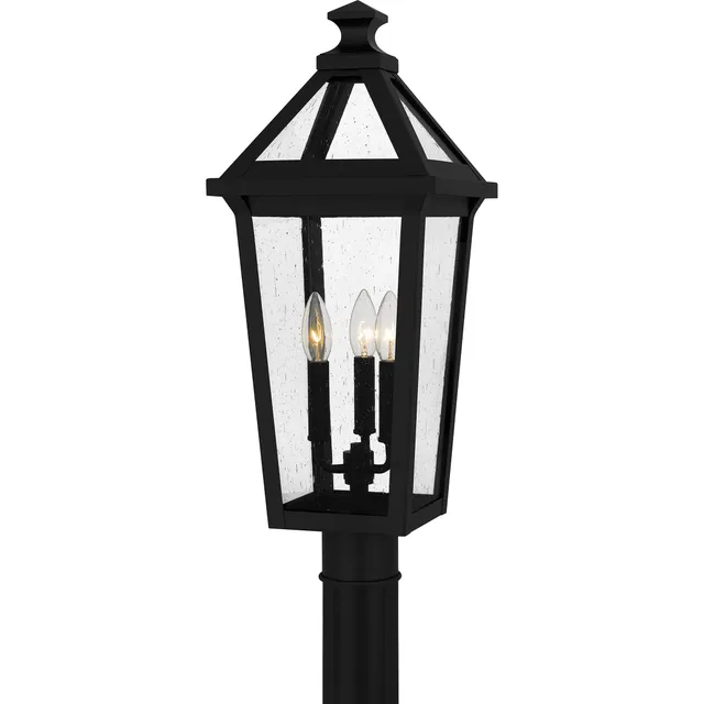 Quoizel Boulevard venkovní sloupová lampa Matte Black