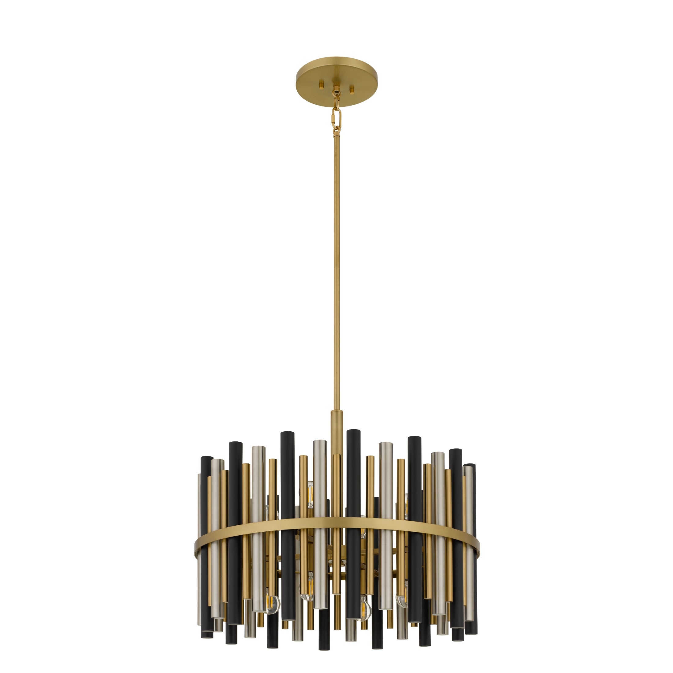 Quoizel Richards Convertible Pendant lustr 30" zlatá