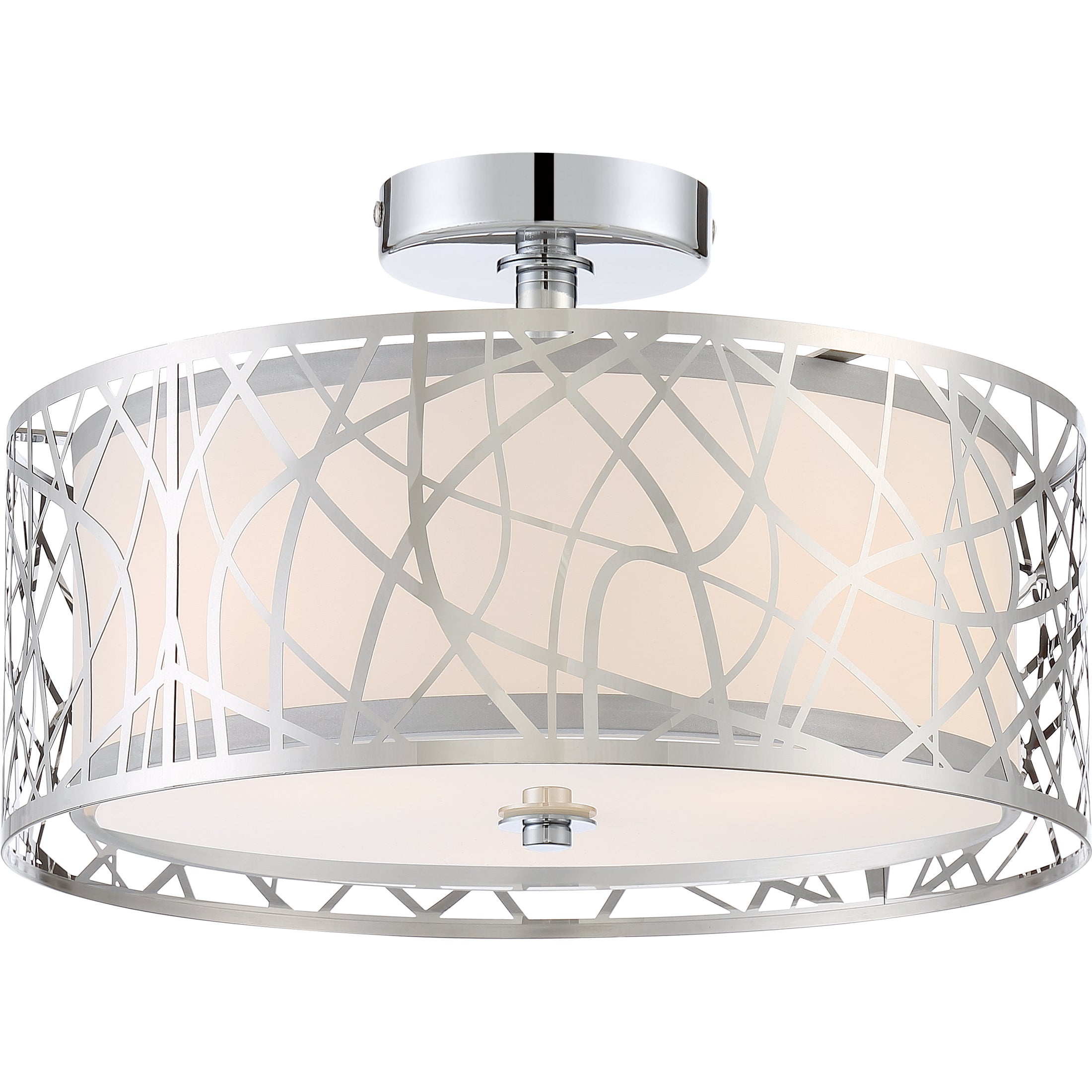 Quoizel Abode Semi-Flush stropní svítidlo chrom