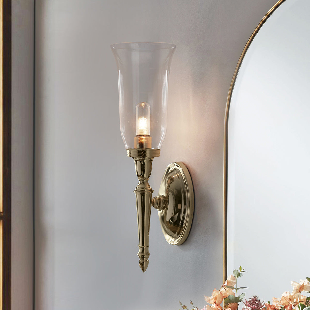 Gilded Nola Dryden-2 koupelnové svítidlo mosaz leštěná