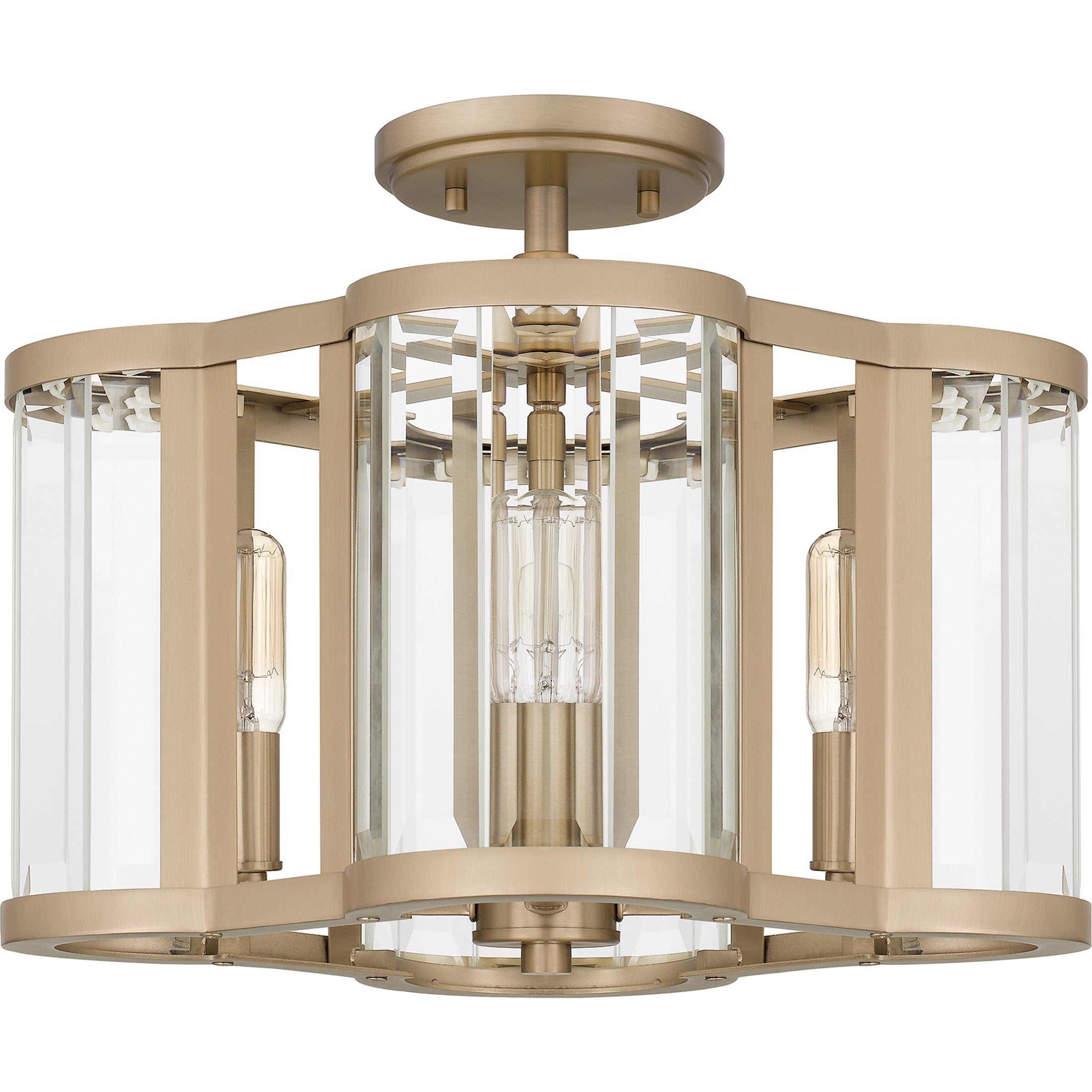 Quoizel Renee Semi-Flush stropní svítidlo bronzová zlatá