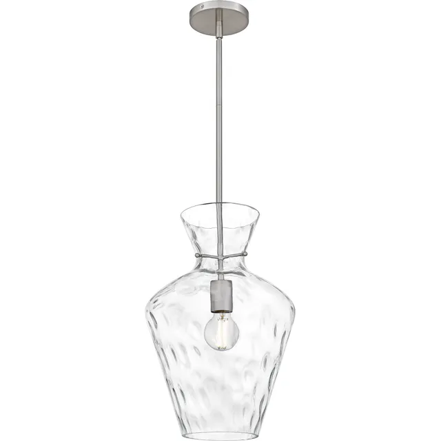 Quoizel Hollis závěsná lampa matná černá