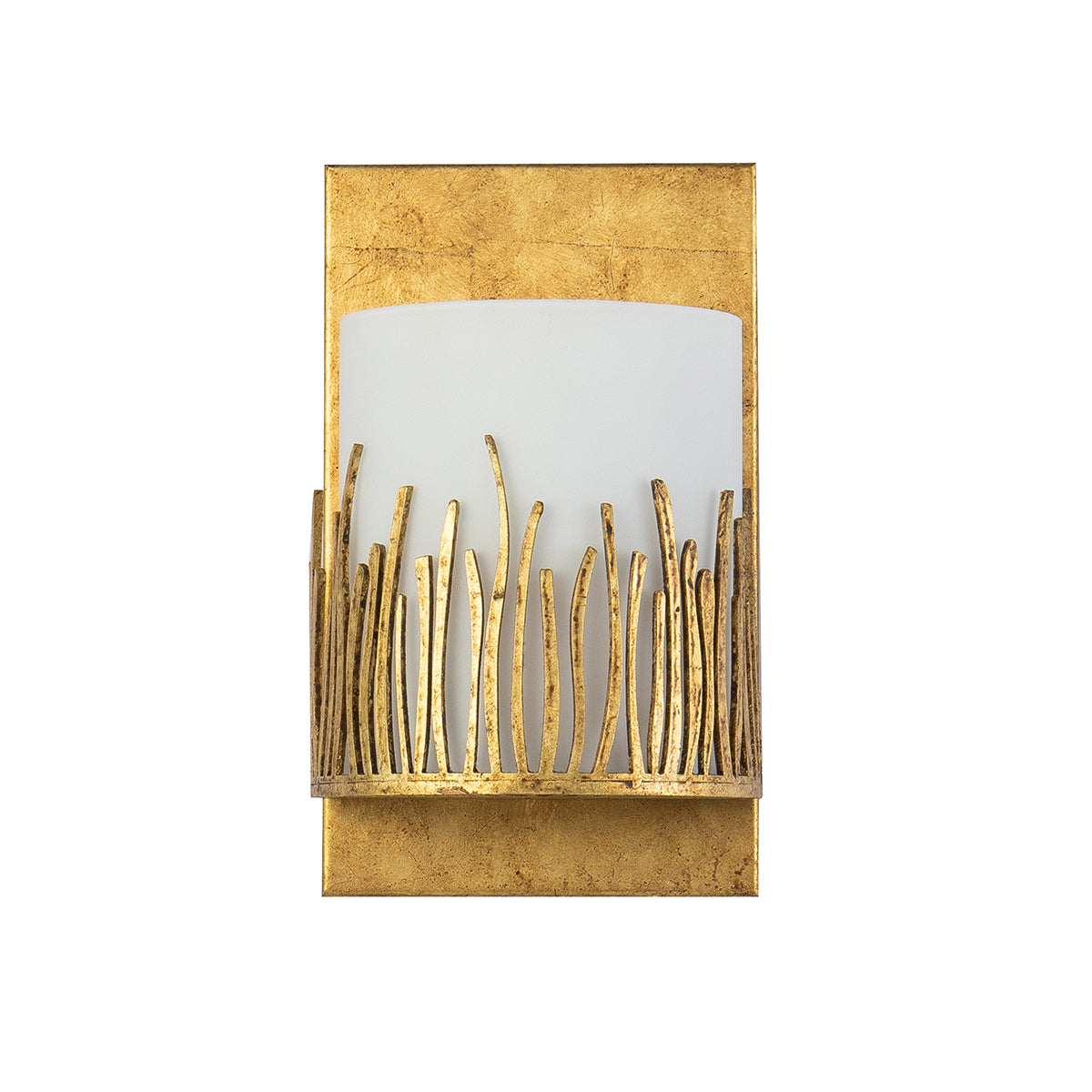 Gilded Nola Sawgrass 1 Light Wall Sconce In Distressed Gold nástěnné