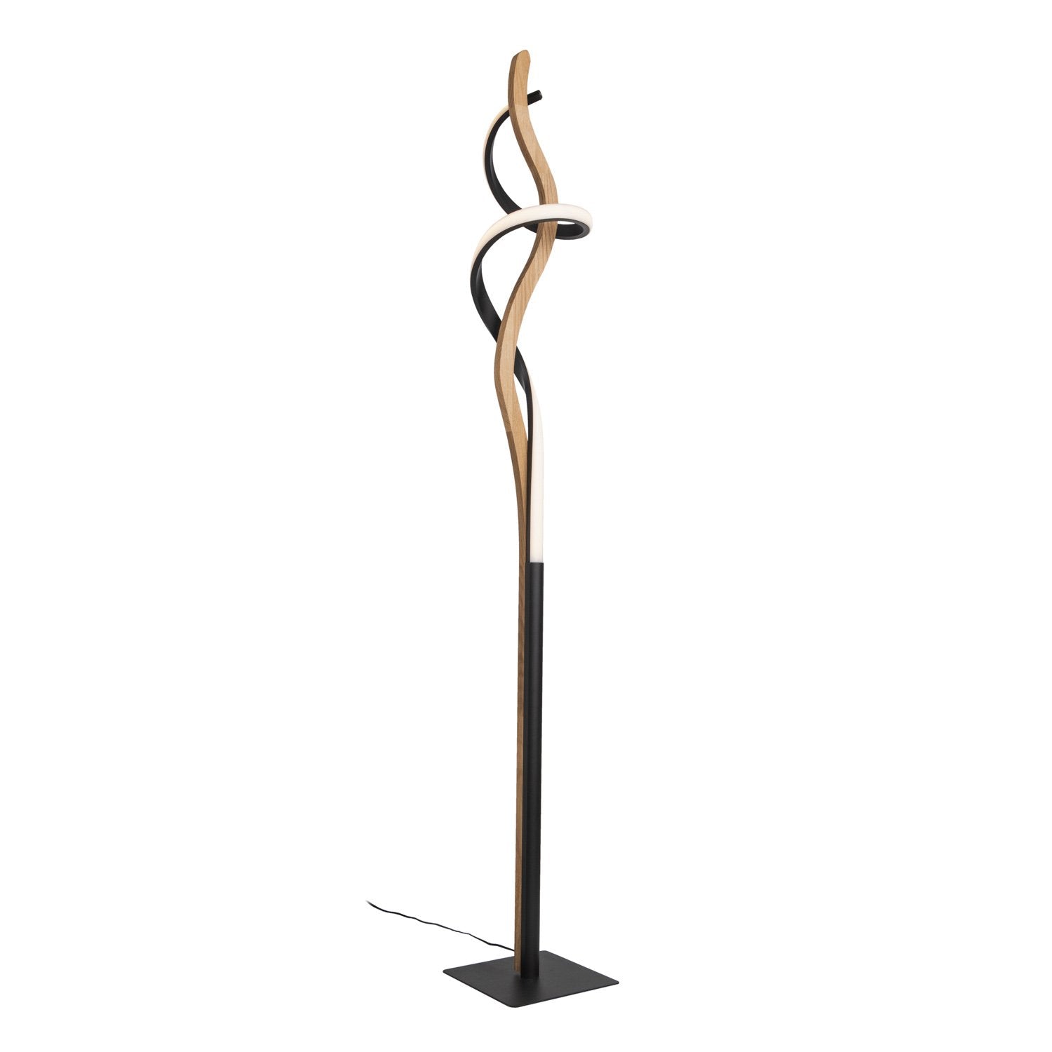 Elobra Argentina stojací lampa 150 cm dub černá