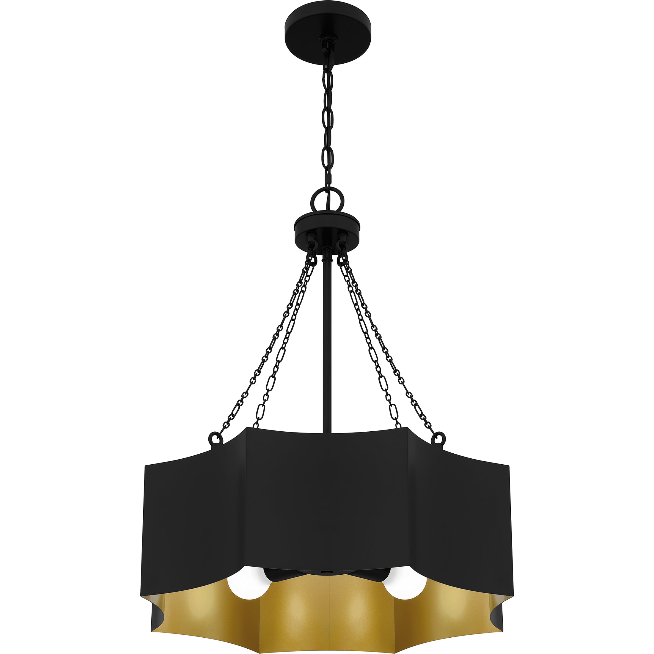 Quoizel Zyler Pendant závěsné svítidlo matte black kovové