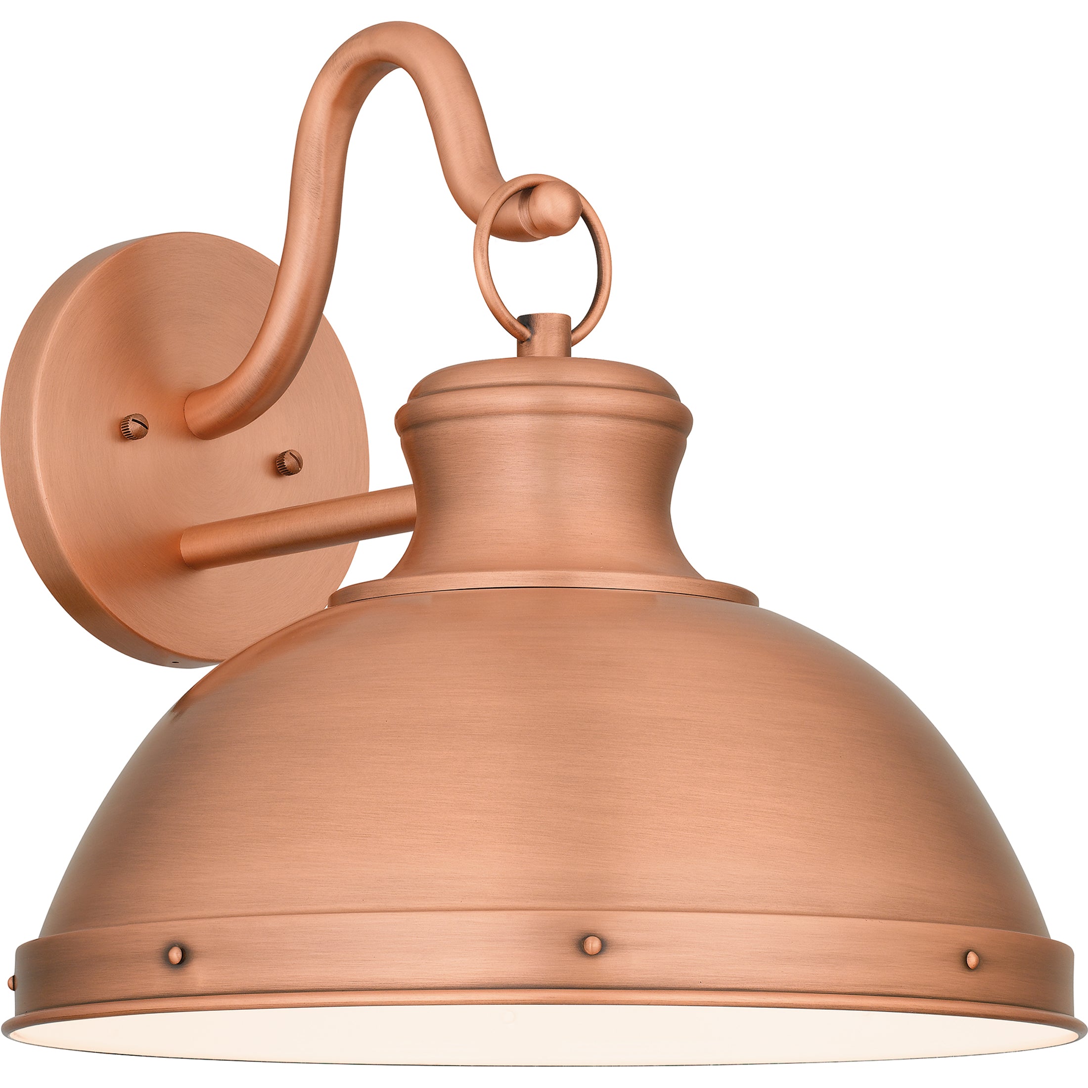 Quoizel Jameson nástěnná lucerna 11.75" Aged Copper měď