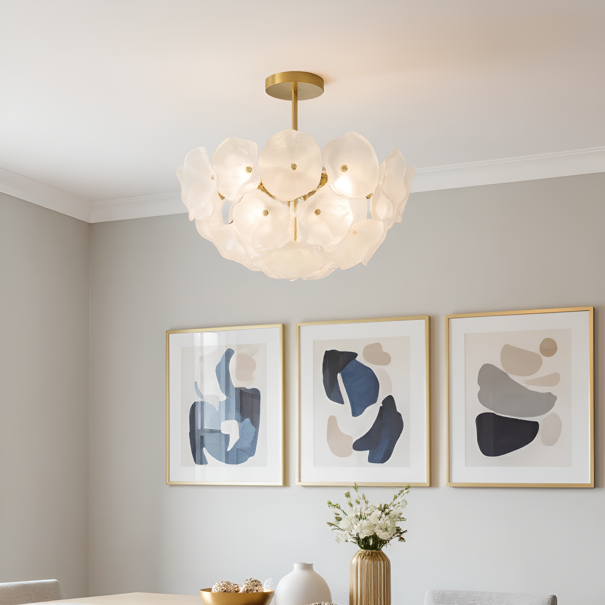 Quoizel Audrey stropní svítídlo zlatá brushed gold