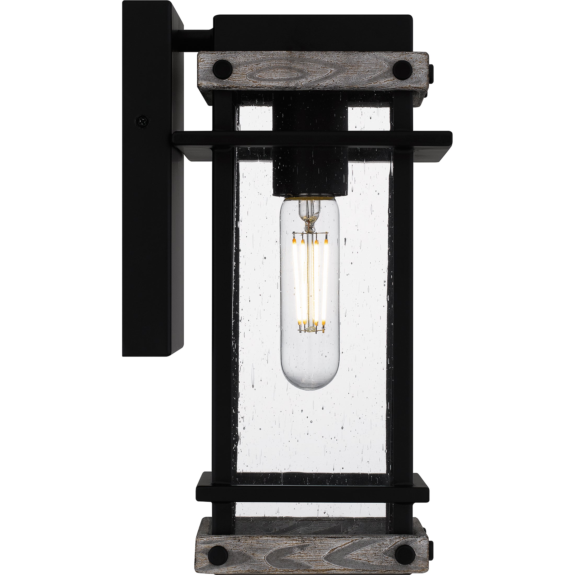Quoizel Strader Wall Light venkovní lampa 11,5" matná černá