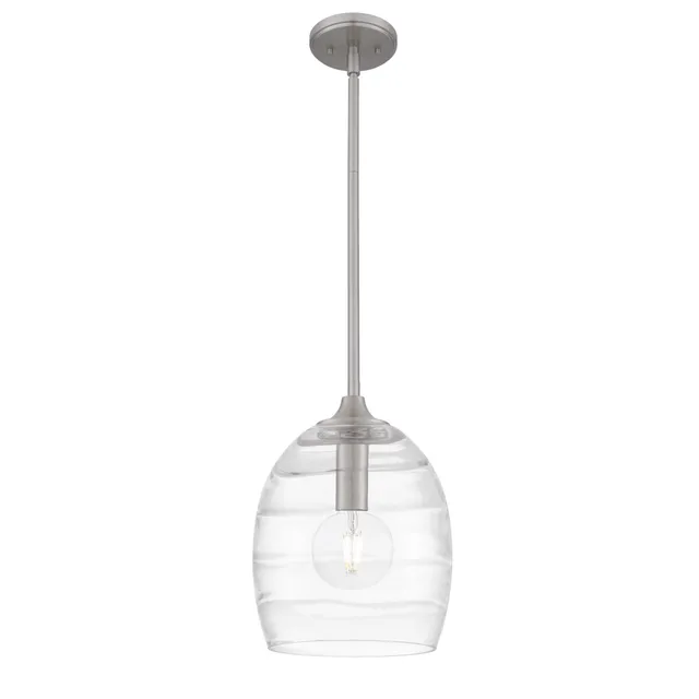 Quoizel Lucy Mini Pendant závěsné svítidlo černé 25 cm
