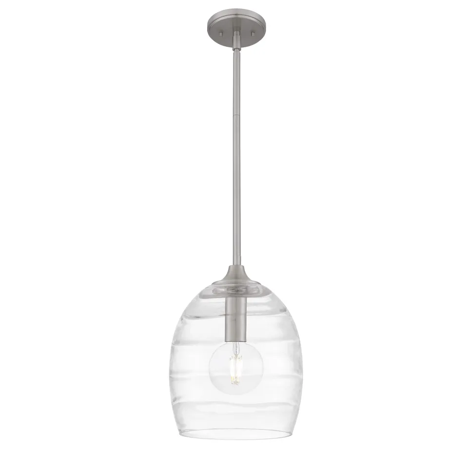 Quoizel Lucy Mini Pendant závěsné svítidlo černé 25 cm